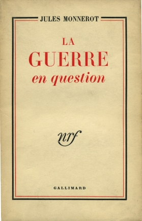 couverture du livre La guerre en question