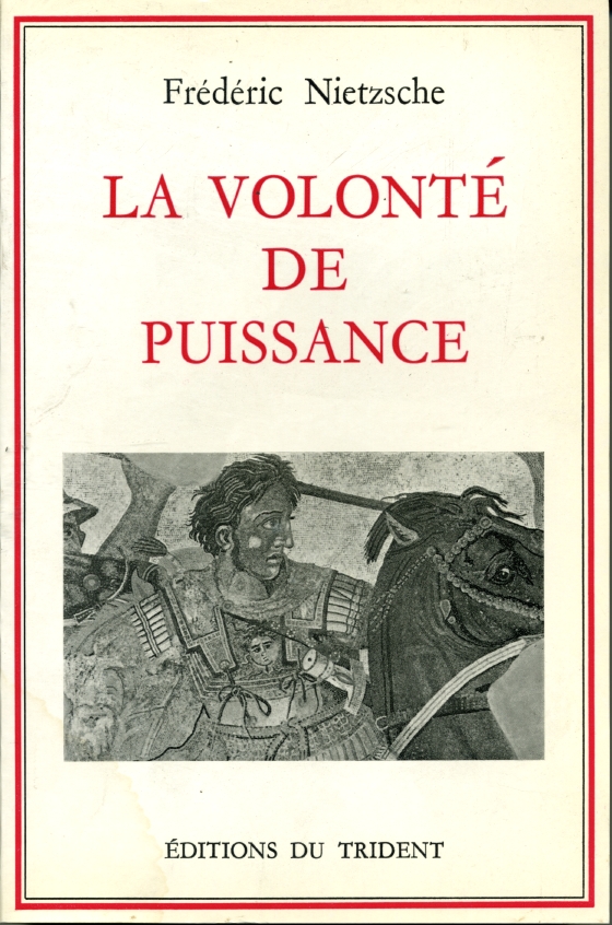 Couverture du livre LA VOLONTÉ de PUISSANCE